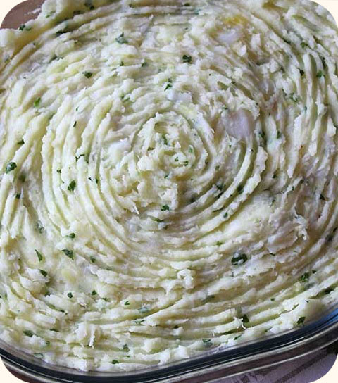 Brandade de cabillaud poché