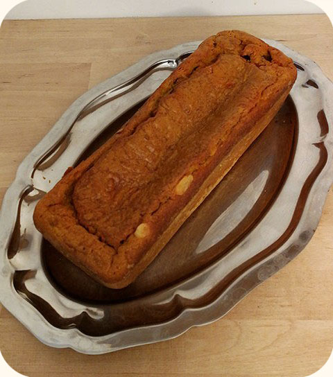 Cake au potiron et chorizo