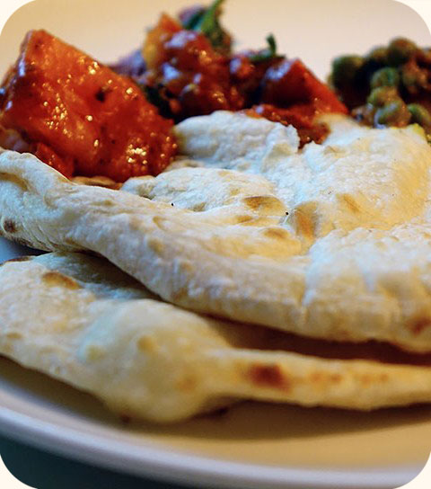 Cheese Naans - ou pain indiens au fromage