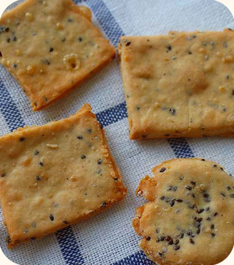 Crackers au parmesan