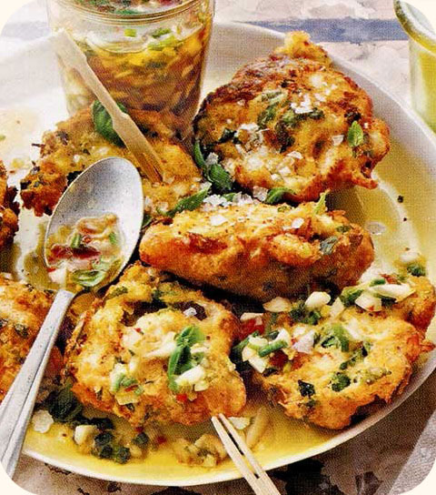 Croquettes de morue et sauce chien