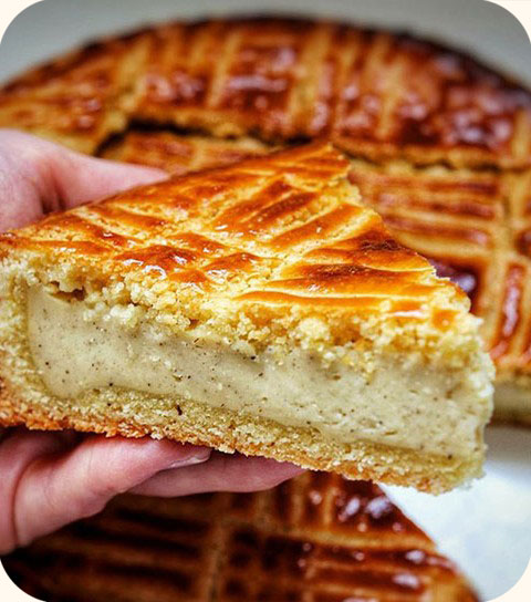 Gâteau Basque vanille/rhum