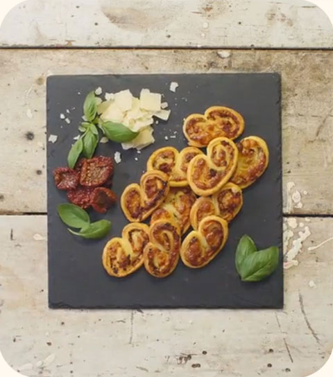 Palmiers apéro Italiens