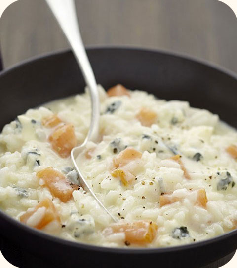 Risotto au saumon