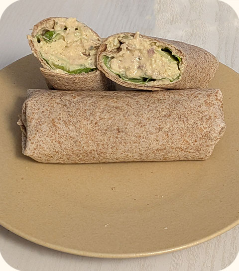 Wraps Thon, Concombre, Fromage Frais